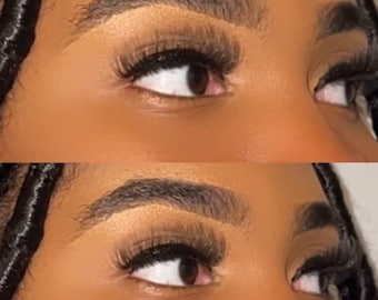 FOXY / Pestañas de lujo de 13 mm hechas a mano y esponjosas Multipack tiras de pestañas