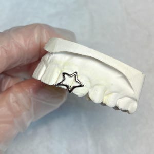Star grillz, gold grillz cap