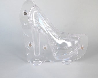 Large 3D Magnetic High Heel Mold chocolate mold, decoration mold, cake mold.