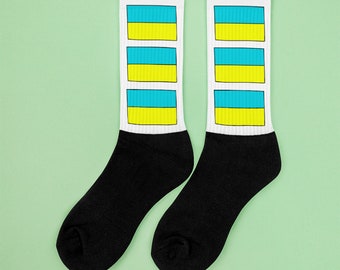Oekraïense sokken, Vlag sokken, Oekraïne sokken, Geografie sokken, Wereld sokken