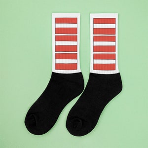 Austrian socks, Austria socks, Austrian flag, Flag socks, World socks, Geography socks,
