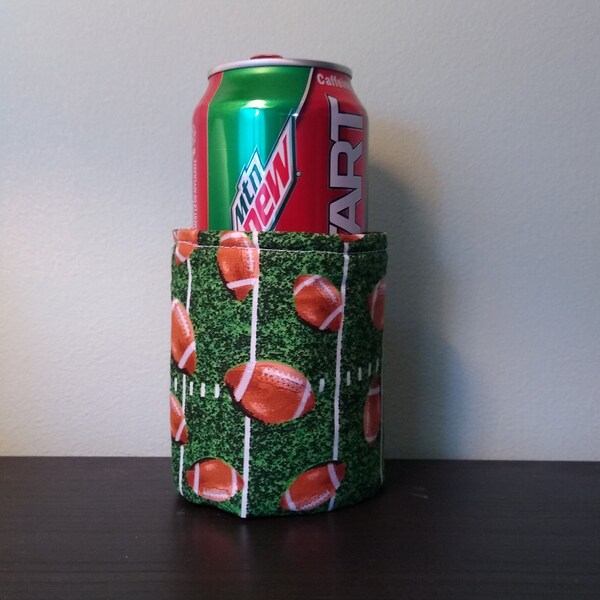 Football Beer Koozie Etsy
