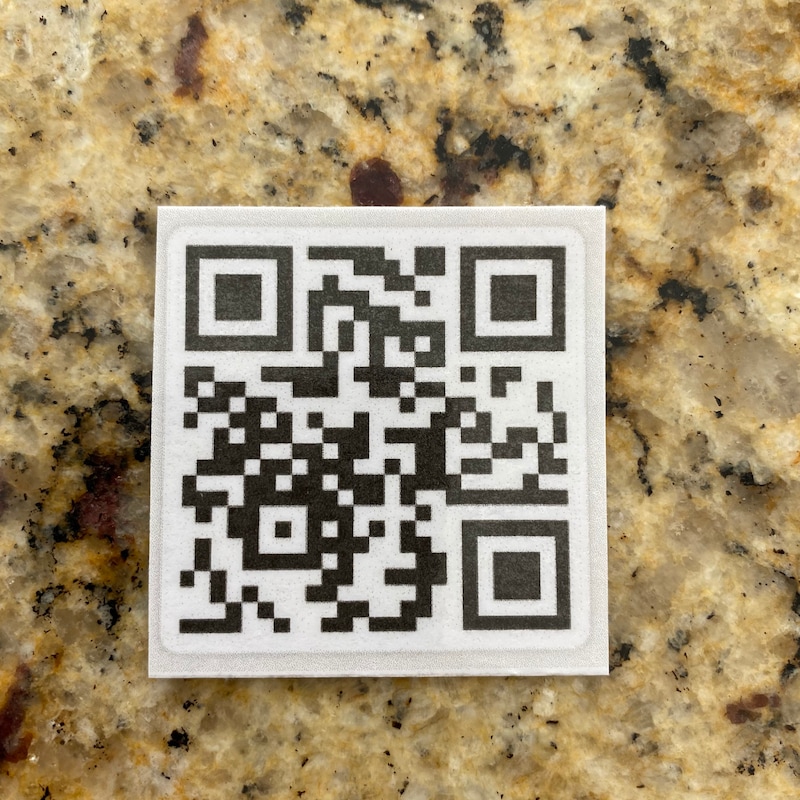 Qr Sticker Rolle Rick Roll Qr Code - Etsy