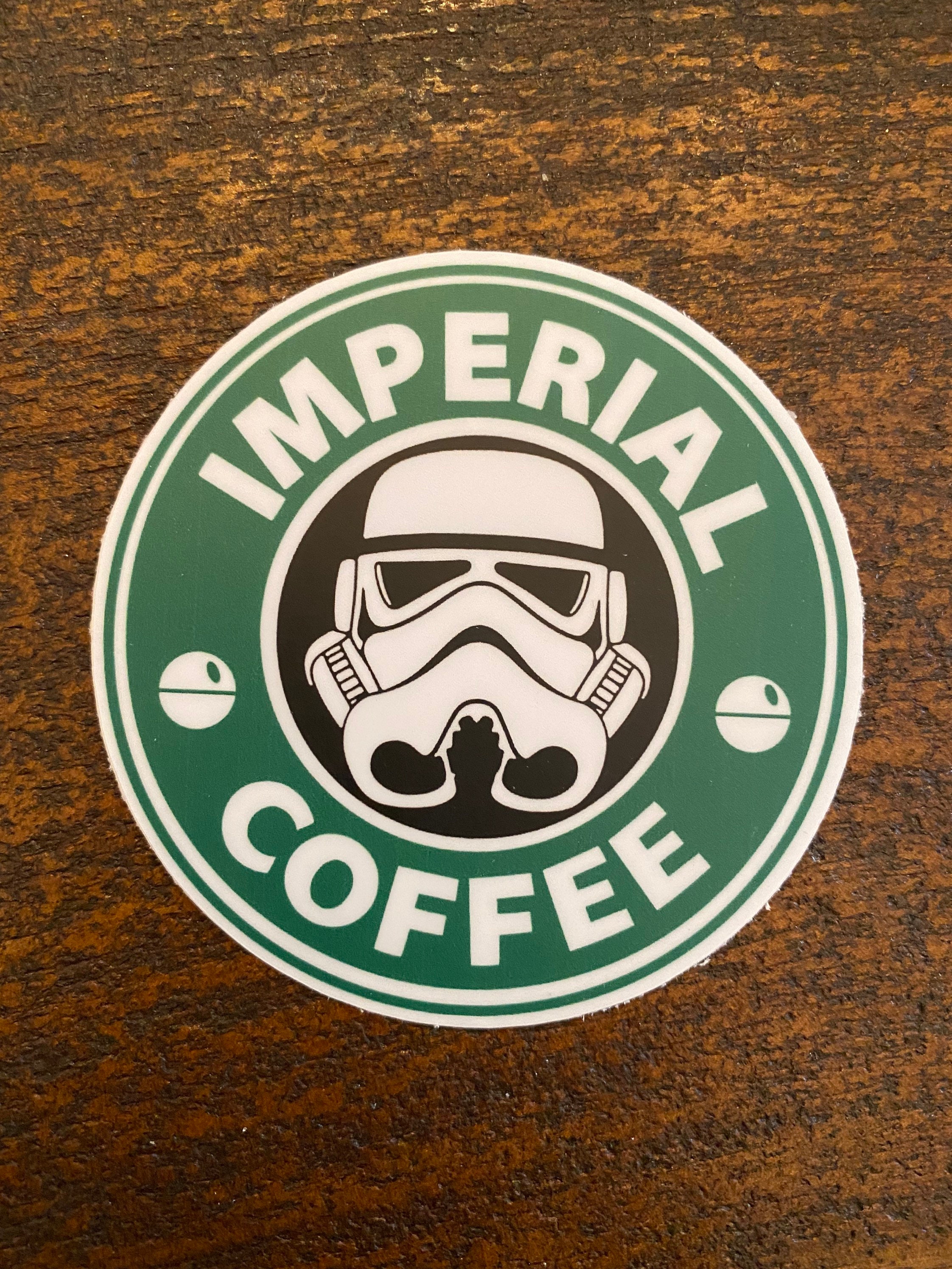 STAR WARS COFFEE STICKER, MEDIUM SIZE, STARBUCKS, DARTH VADER, DECAL,  BINTANG.