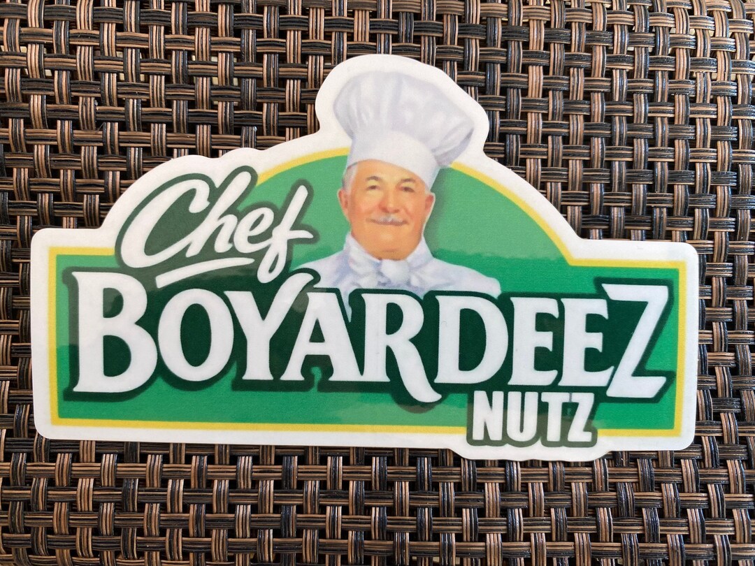 Chef Boyardee Deeznuts Deez Nutz Funny Decal Etsy