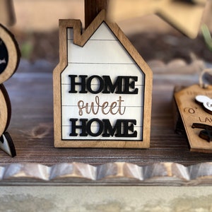 Disney Home Tiered TrayMickey Mouse DecorCane Sign Mouse EarsWelcome HomeThis House Runs on DisneyTiered Tray SignsFarmhouse Decor Home Sweet Home