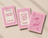Bachelorette Party Card Game Drinking Game Girls Night Activity Bach Party Game Printable Girls Night Game Bridal Game Digital Download