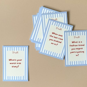 Bachelorette Party Game Bach Card Game for Bride Bach Weekend Activity Fun Drinking Game Coastal Bach Beach Bachelorette Girls Trip Game image 11