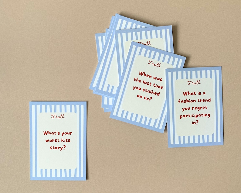 Bachelorette Party Game Bach Card Game for Bride Bach Weekend Activity Fun Drinking Game Coastal Bach Beach Bachelorette Girls Trip Game image 11