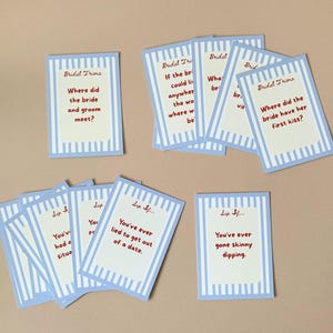 Coastal bachelorette party games card deck for girls trip beach bach weekend including fun drinking game truth or dare and trivia cards perfect for bride party activities and last toast on the coast theme