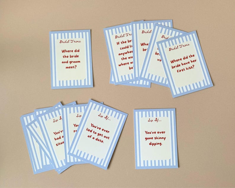 Coastal bachelorette party games card deck for girls trip beach bach weekend including fun drinking game truth or dare and trivia cards perfect for bride party activities and last toast on the coast theme