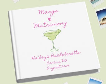 Margs and Matrimony Photo Book Bachelorette Photo Album Margarita  Bach Decor Final Fiesta Bachelorette Picture Book Margs and Matrimony