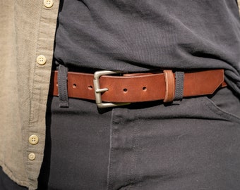 English Bridle Leather Belt