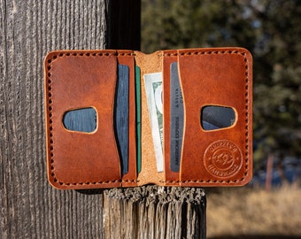 The Ranger Card Holder Hand Crafted with Full-Grain Leather