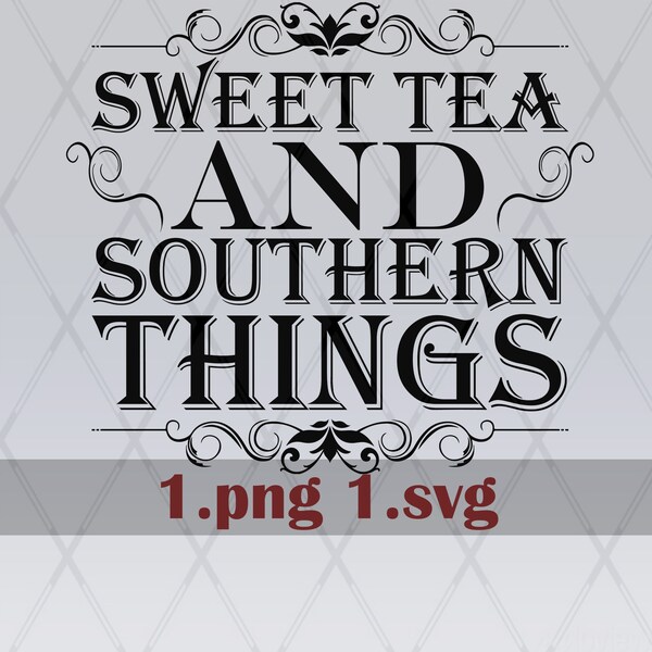 Sweet Tea Southern Things png svg