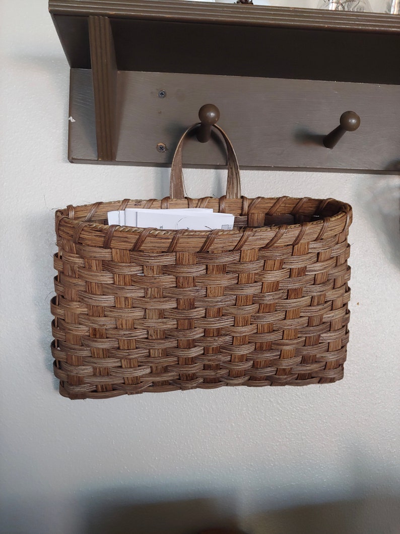 Large Wall Basket Hanging Basket Handmade Wall Basket Etsy