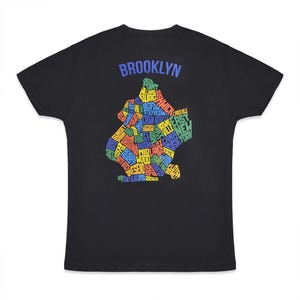 MAPA DE BROOKLYN - CAMISETA
