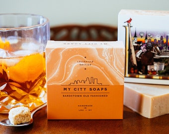 Bourbon Seife - Bardstown Old Fashioned handgemachte Seife | Meine Stadt-Seifen