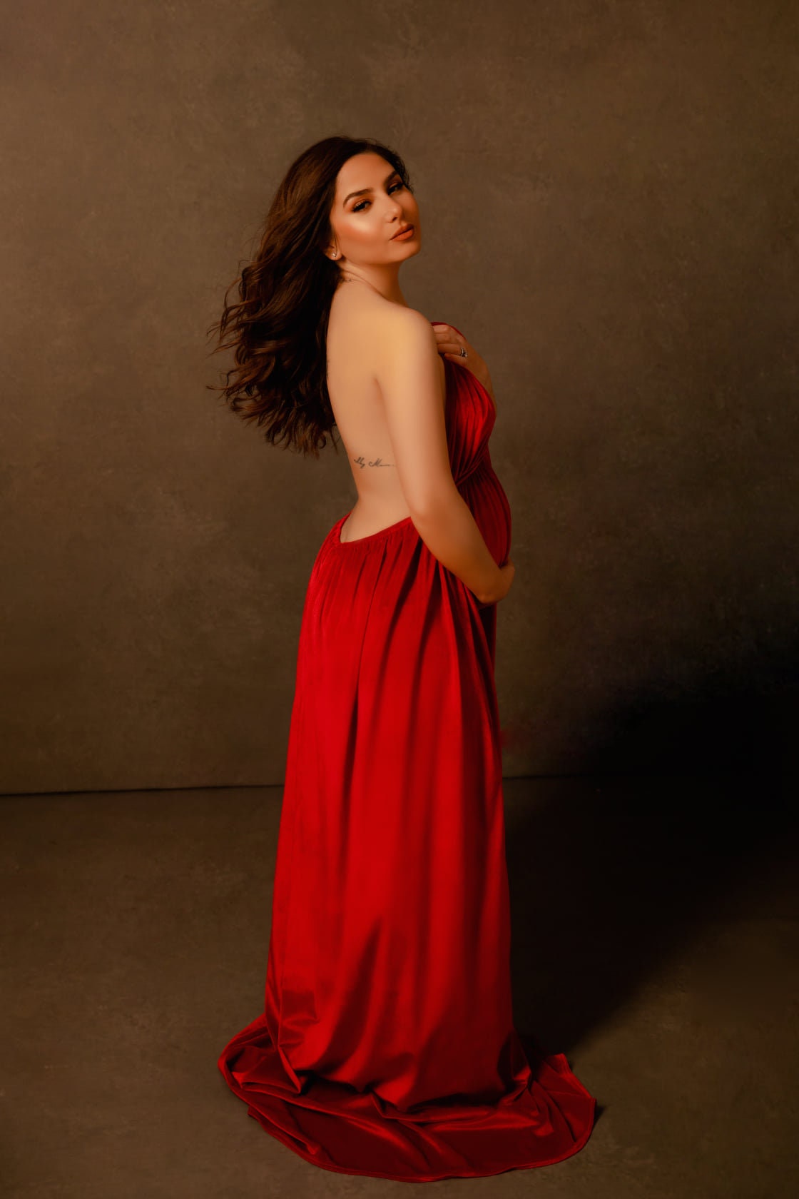 Red Maternity Dress Velvet Maternity Dress Red Velvet Dress Etsy