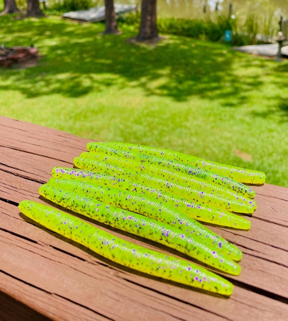 5 Tiger Bait Senko Worm, Stick Bait, Soft Plastic Bait, Fishing 