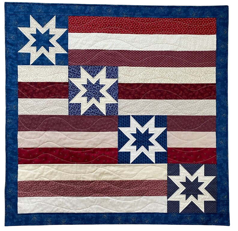 Honor and Glory Patriotic Quilt Pattern Etsy