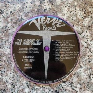Wes Montgomery Record Coaster