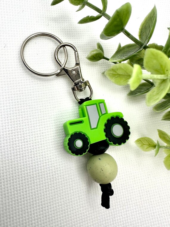 Tractor Keychainkeychain Red Tractor Keychain Gift for Her