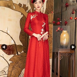 Traditional Vietnamese Ao Dai, custom tailored