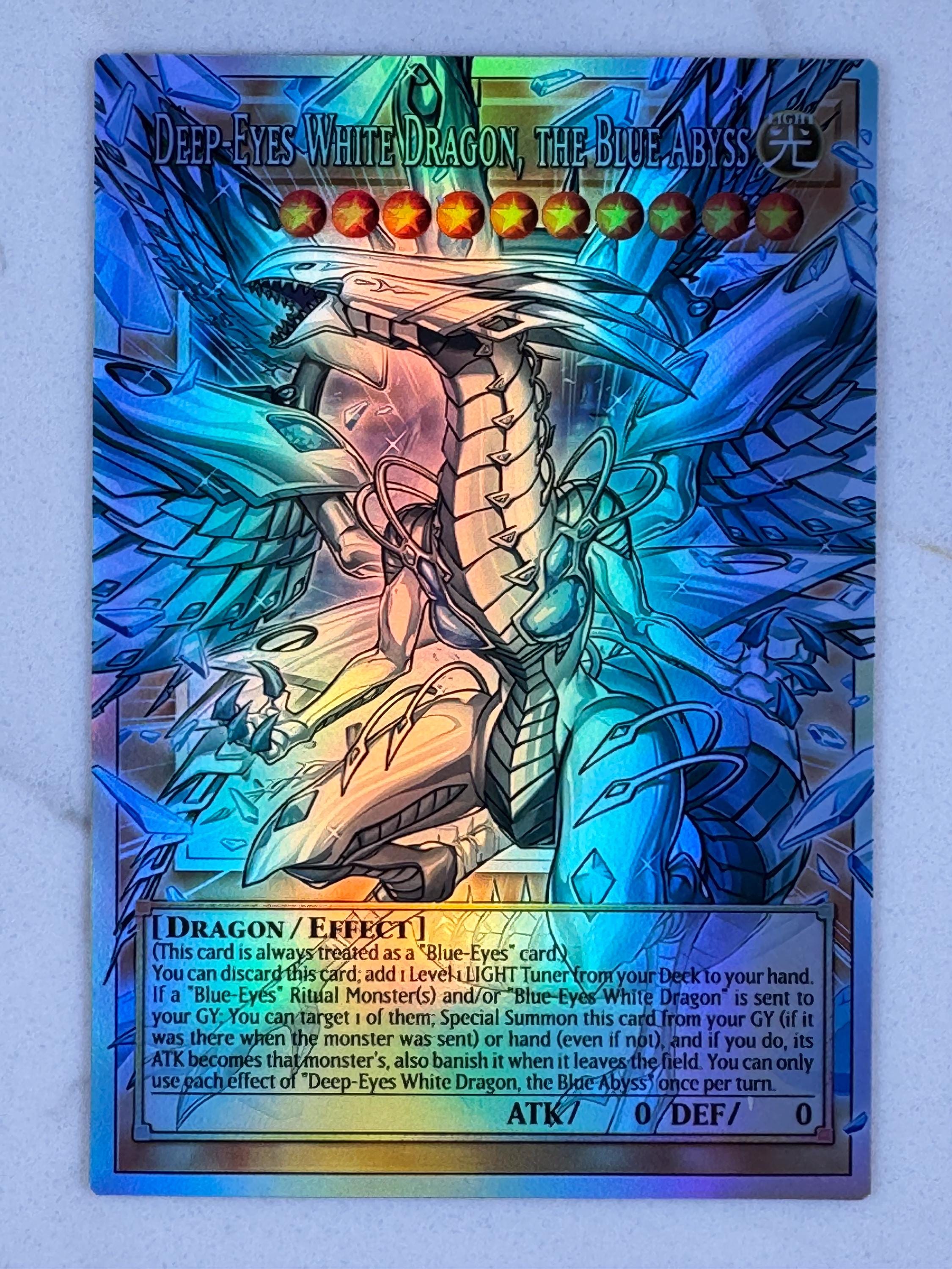 Deep-eyes White Dragon, the Blue Abyss Proxy/orica - Etsy