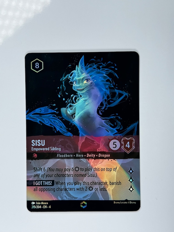 sisu card lorcana Empowered Sibling (alt Art) Proxy/orica, Common/holo No matter her shape Lorcana Proxy Sisu - Etsy