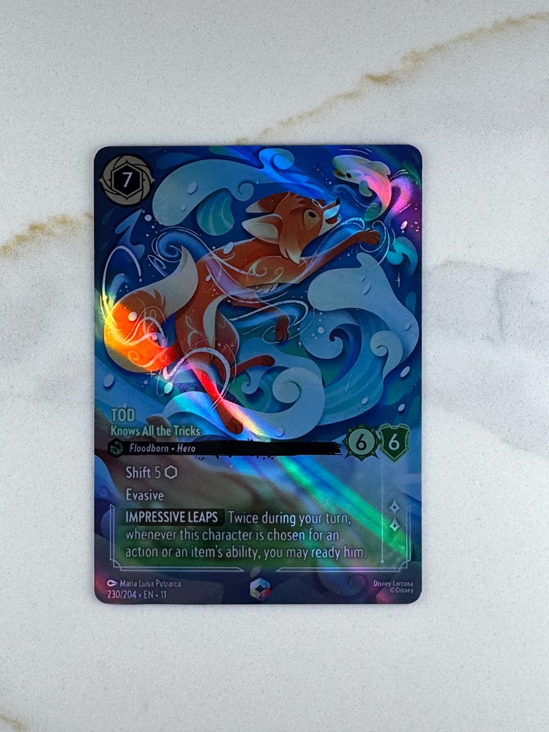 Tod - Knows All the Tricks WS (enchanted) Lorcana Proxy/orica - Etsy