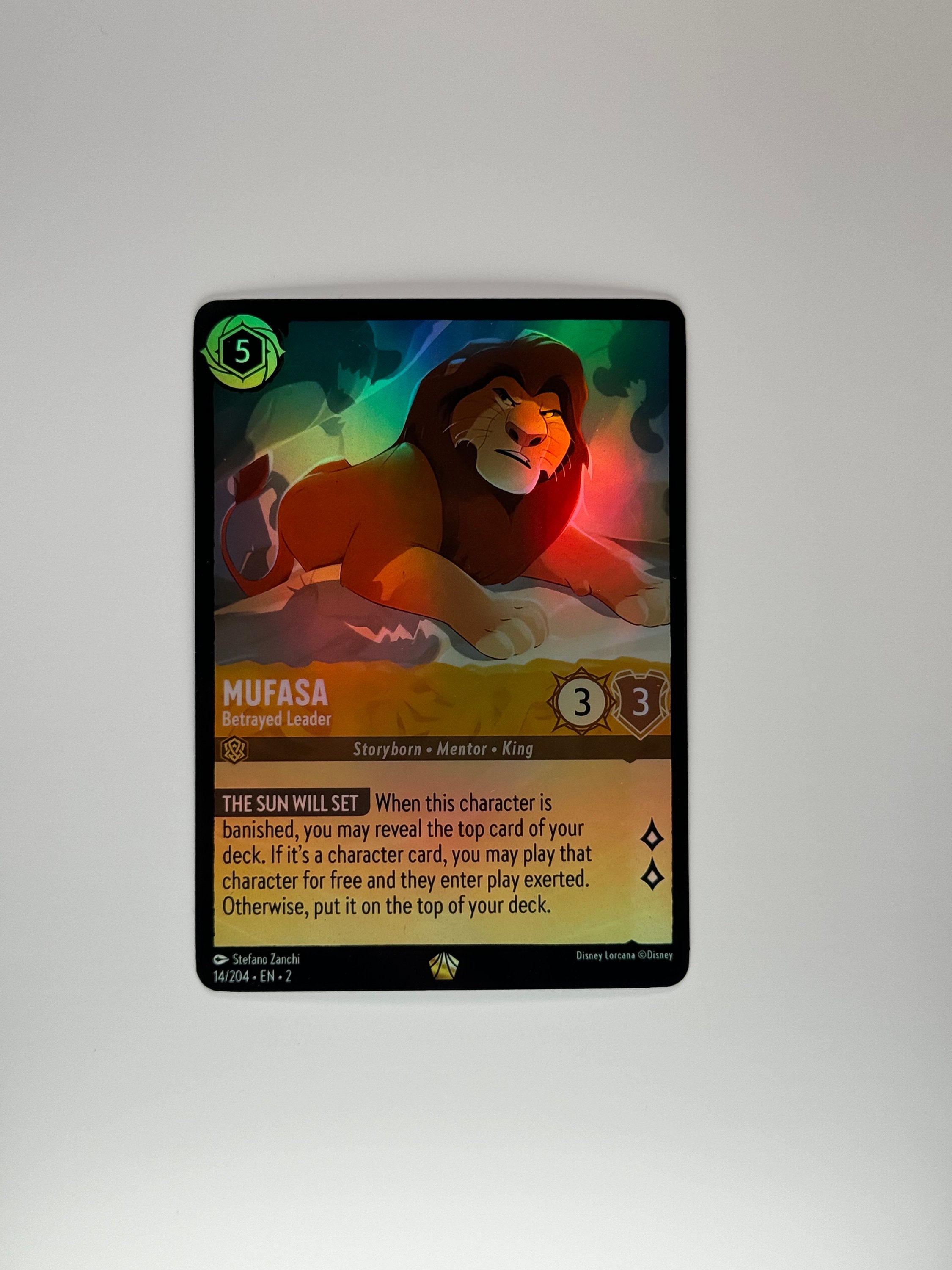 mufasa card lorcana - Shimmering Skies - then return 2 cards at random from your inkwell to your hand Mufasa Betrayed Leader Lorcana Proxy/orica,