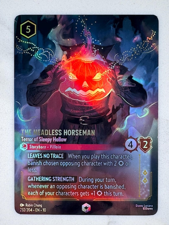 lorcana sleepy card Disney - The First Chapter - Starter Deck Amber Card Type Sleepy Hollow - The Bridge