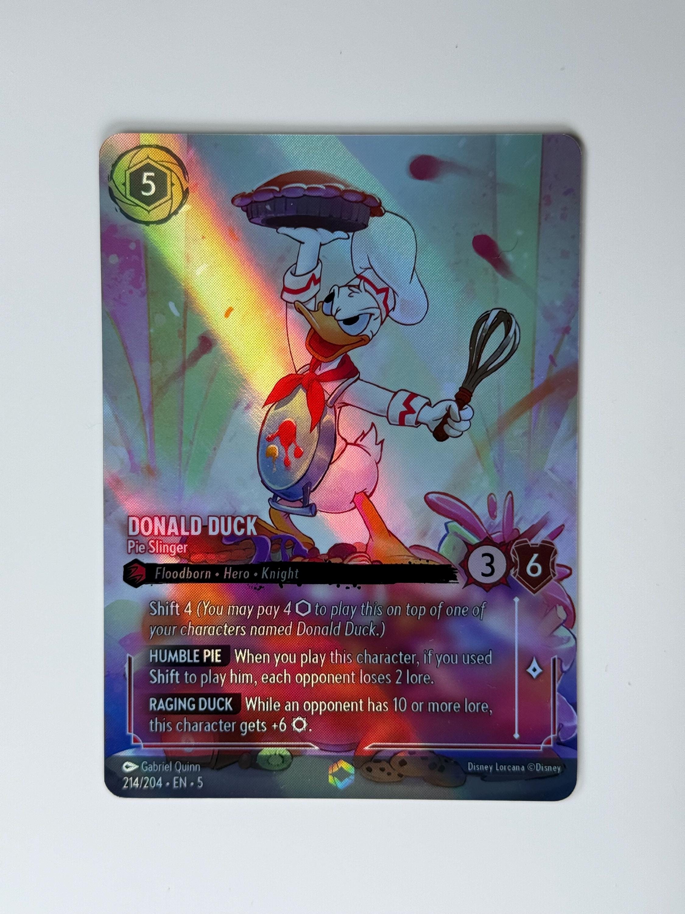 Donald Duck (Alt Art) Lorcana Proxy/Orica
