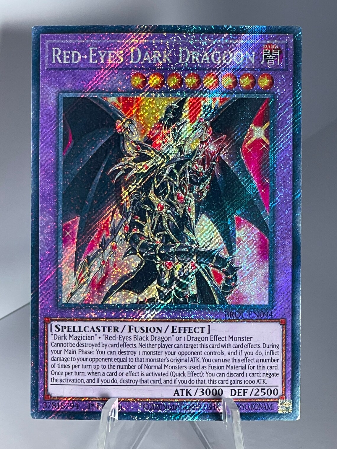 Red Eyes Dark Dragoon Proxy/orica Common/ultra/sr/slr Etsy