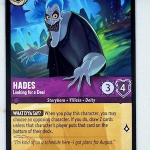 Hades lorcana - Etsy 日本