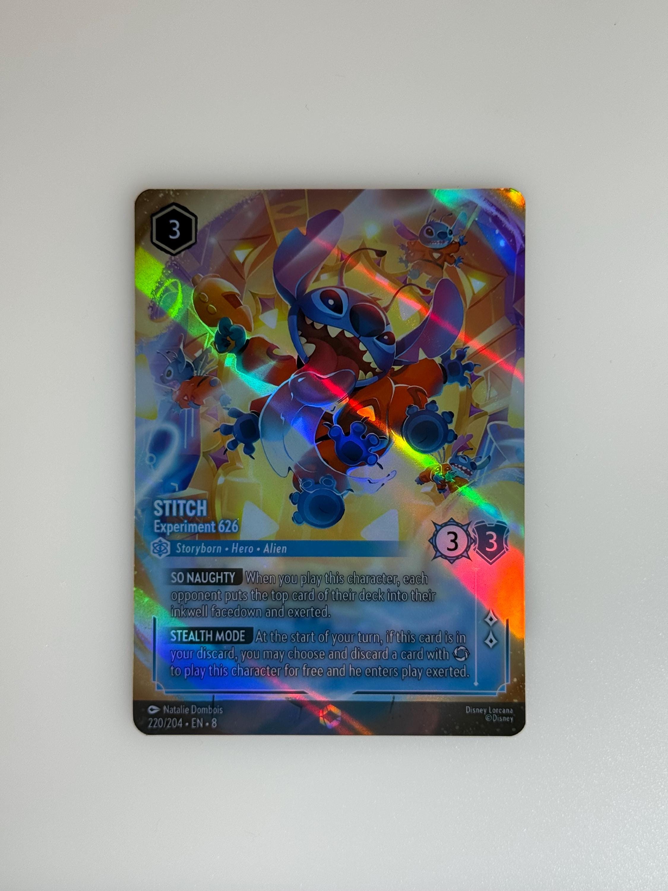 Stitch Experiment 626 ROJ (alt Art) Lorcana Proxy/orica - Etsy