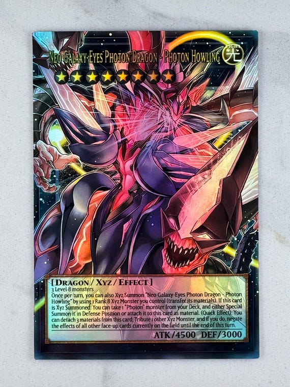 Neo Galaxy-eyes Photon Dragon - Photon Howling Proxy/orica - Etsy Neo Galaxy-eyes Photon Dragon - Photon Howling Proxy/orica - Etsy
