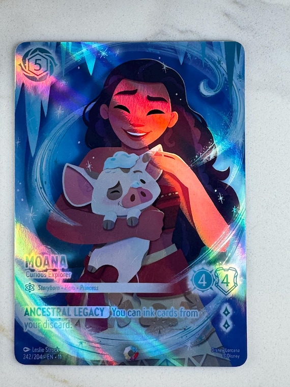 Moana - Curious Explorer (iconic) Lorcana Proxy/orica - Etsy