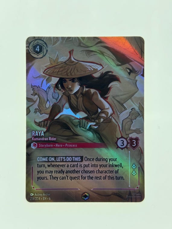 Raya (Alt Art) Lorcana Proxy/Orica