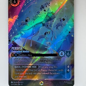 Perdita Determined Mother ROJ (Alt Art) Lorcana Proxy/Orica