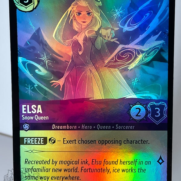 Elsa Snow Queen Lorcana Proxy/Orica, Common/Holo