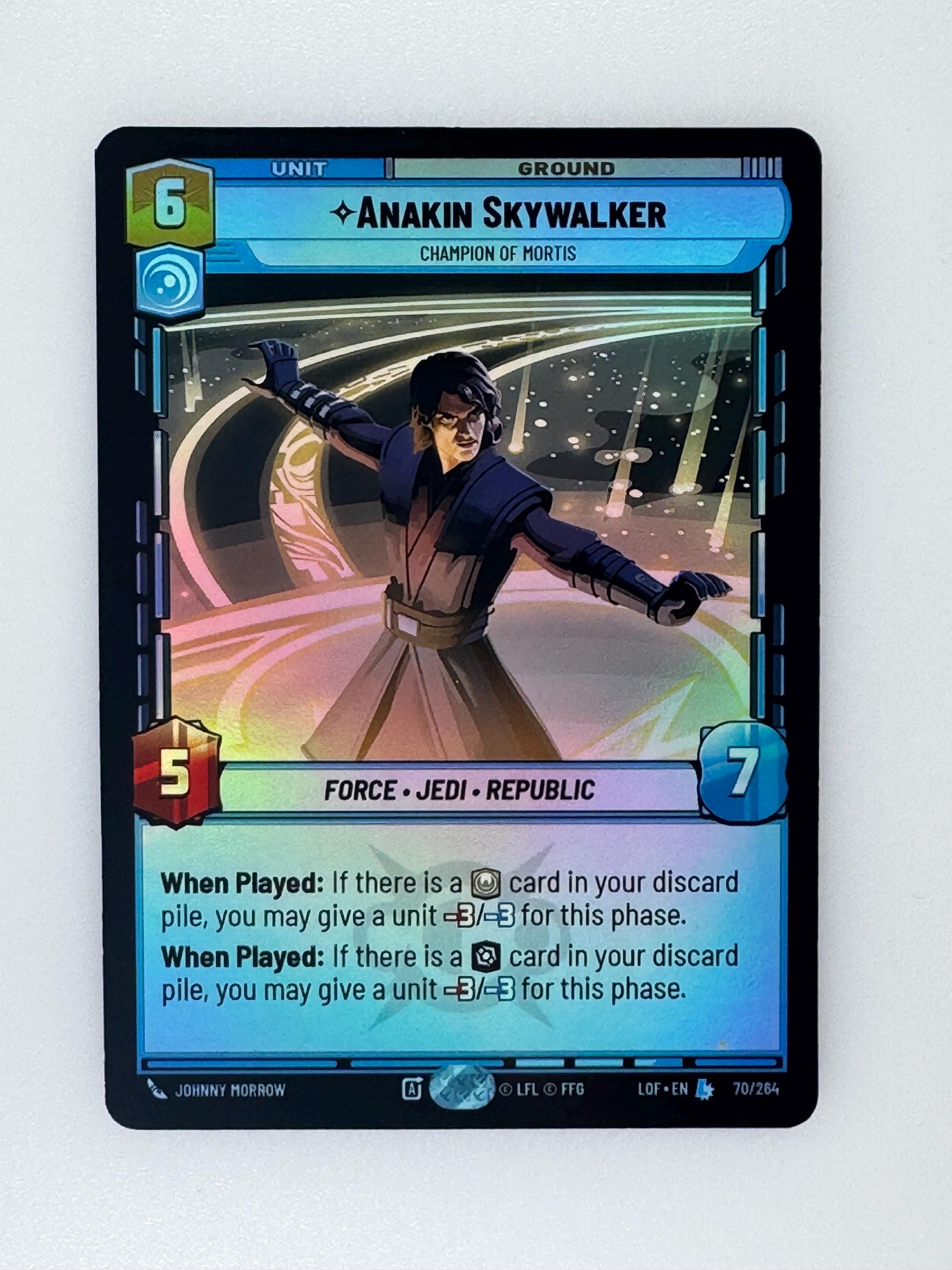 Anakin Skywalker Champion of Mortis LOF Proxy/orica, Common/holo