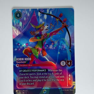 Robin Hood (Alt Art) Lorcana Proxy/Orica