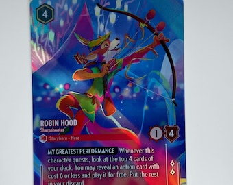 Robin Hood (Alt Art) Lorcana Proxy/Orica