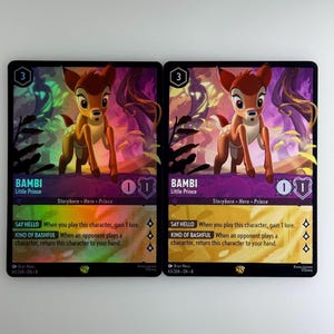 Bambi Petit Prince ROJ Lorcana Proxy/Orica, Common/Holo