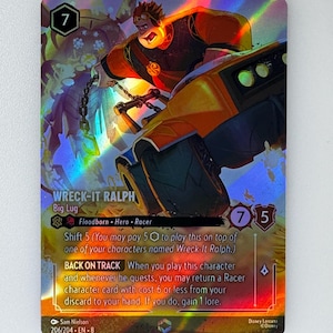 Wreck-It Ralph Big Lug ROJ (Alt Art) Lorcana Proxy/Orica