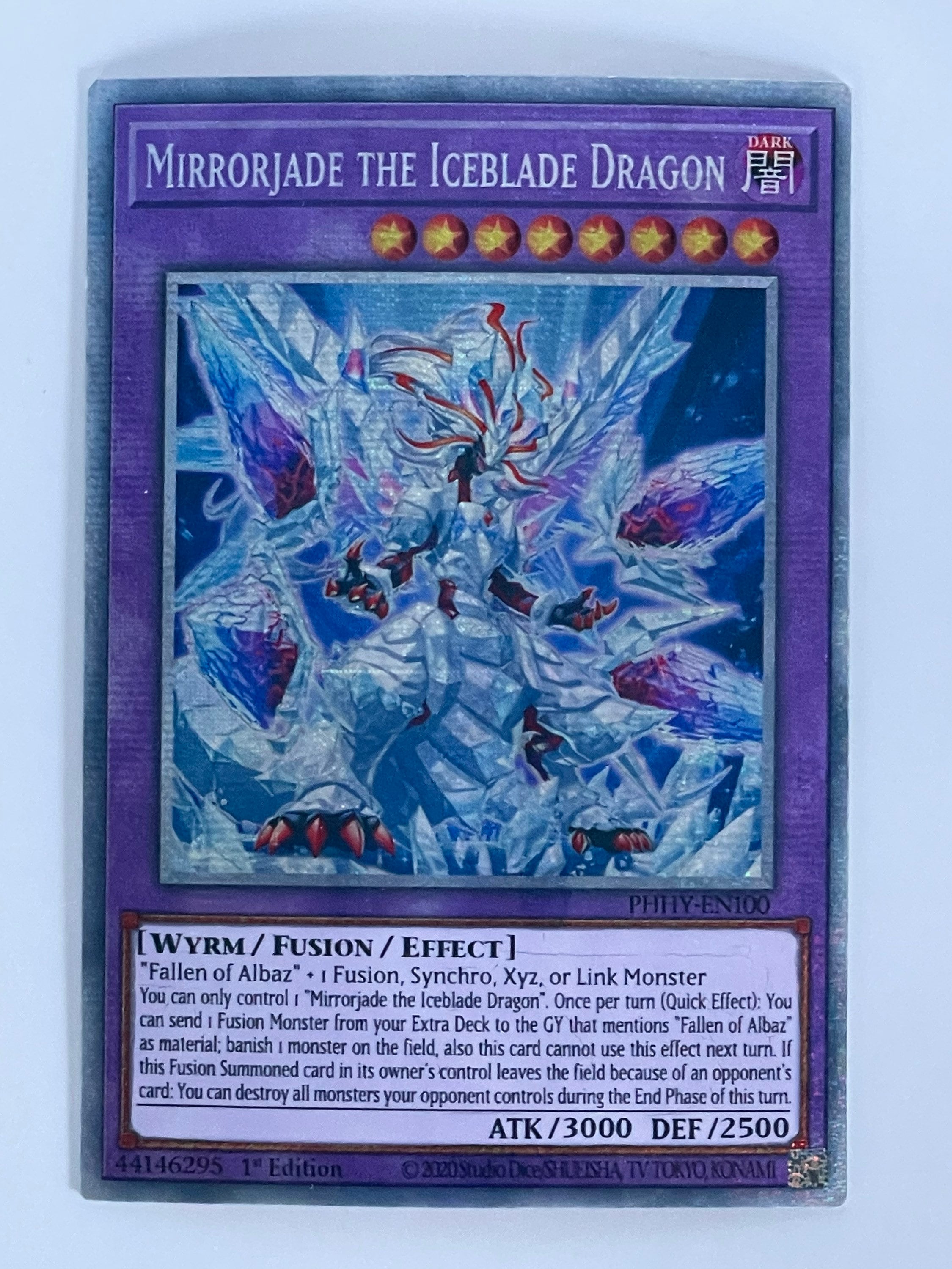 Mirrorjade the Iceblade Dragon, Proxy/orica, Gold Secret