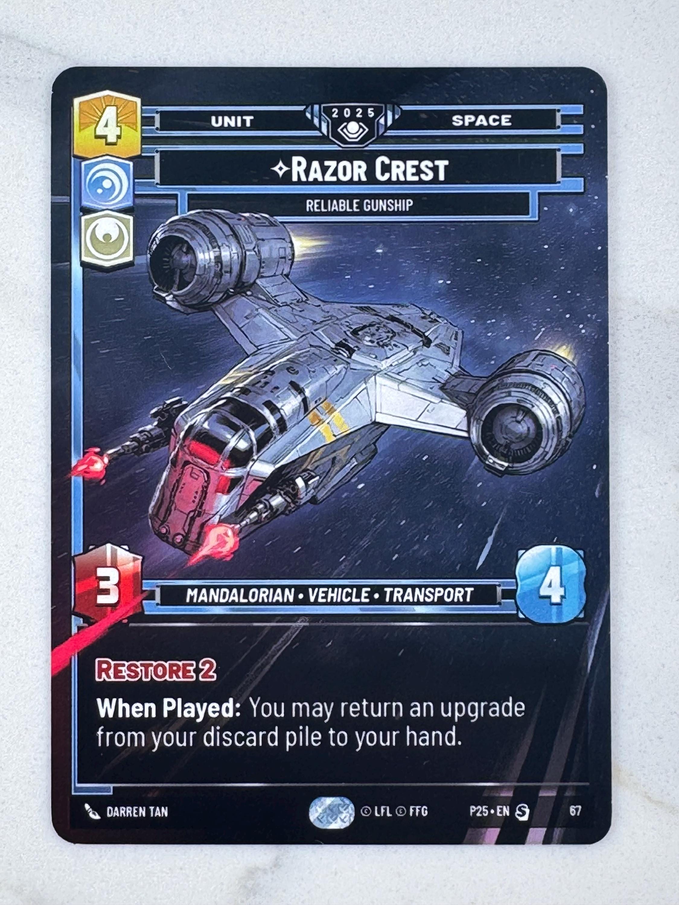 Razor Crest Sticker - Etsy