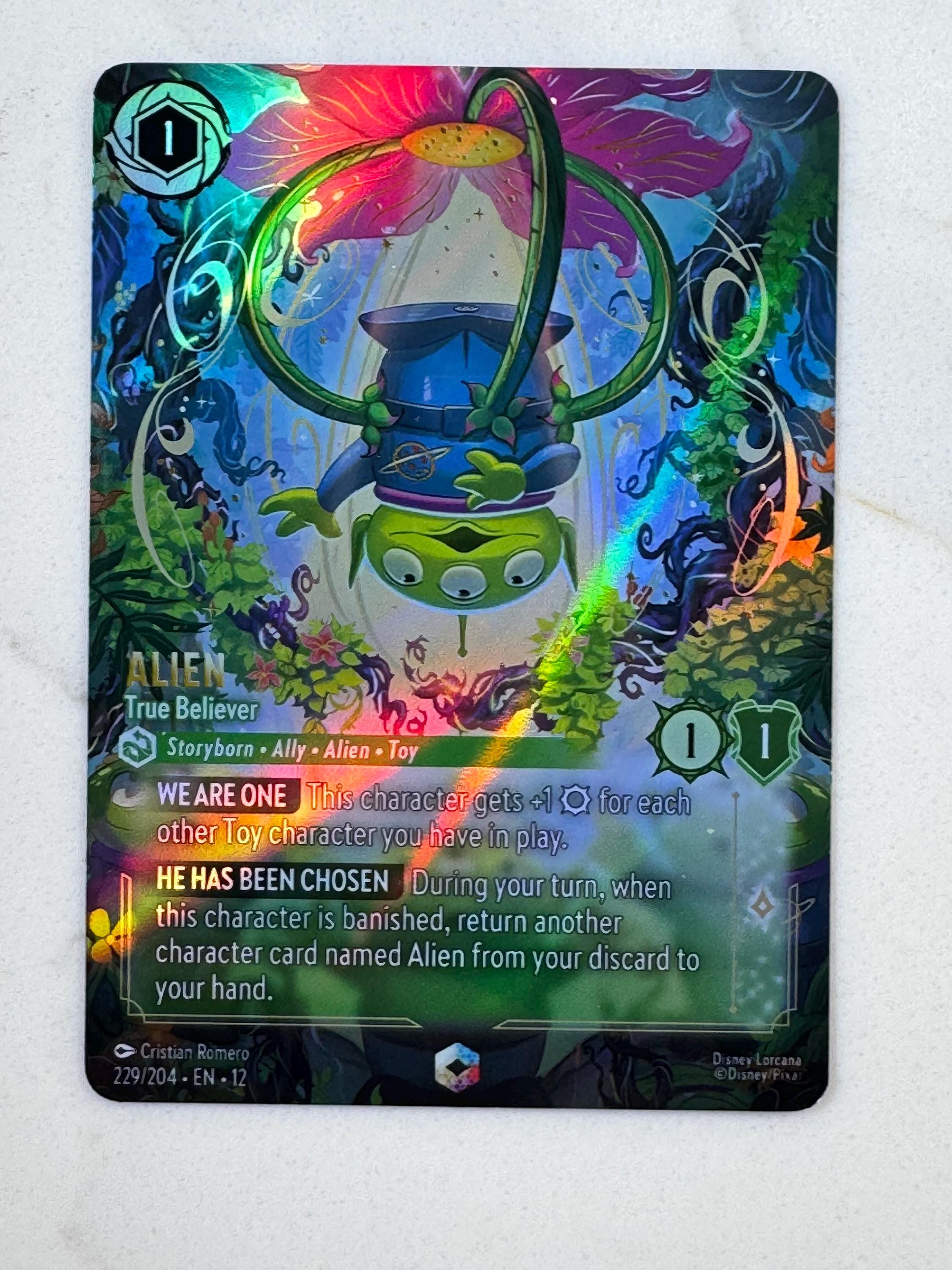 Alien - True Believer WU (enchanted) Lorcana Proxy/orica - Etsy